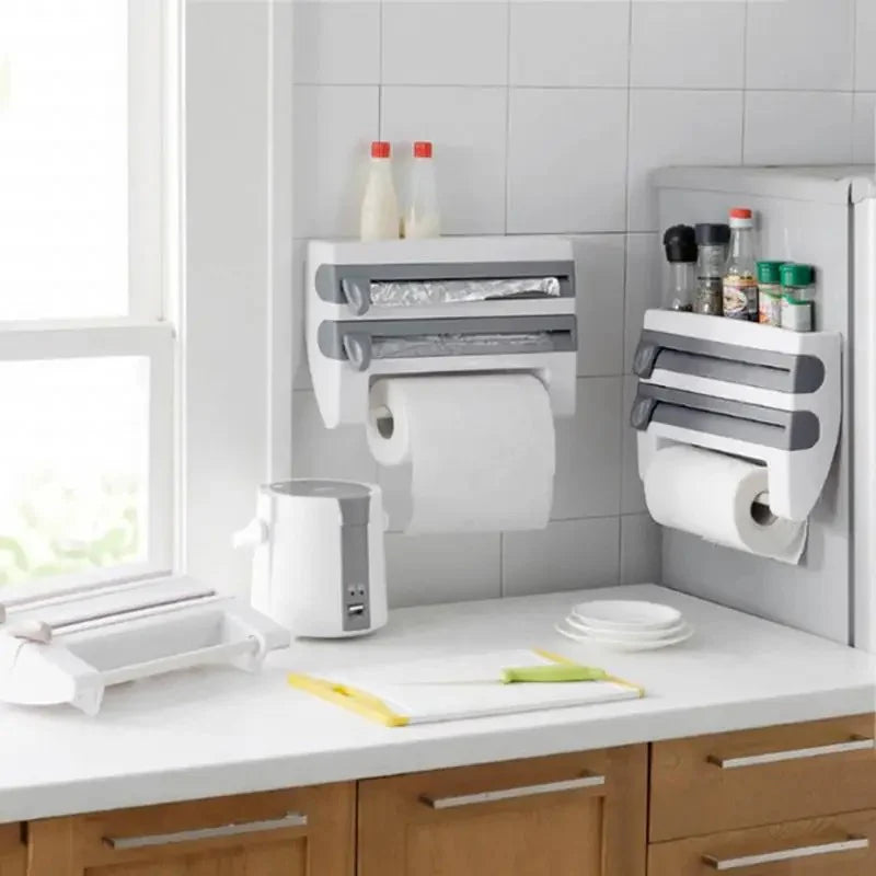 PORTA ROLLO TOALLA TRIPLE DISPENSADOR