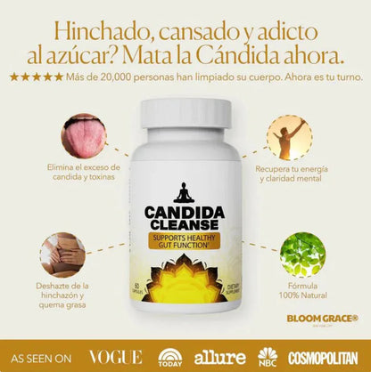 CANDIDA CLEANSE™ DETOX INTESTINAL - ORIGINAL USA - 60 CÁPSULAS